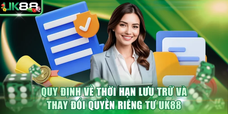 Quy định về thời hạn lưu trữ và thay đổi quyền riêng tư UK88